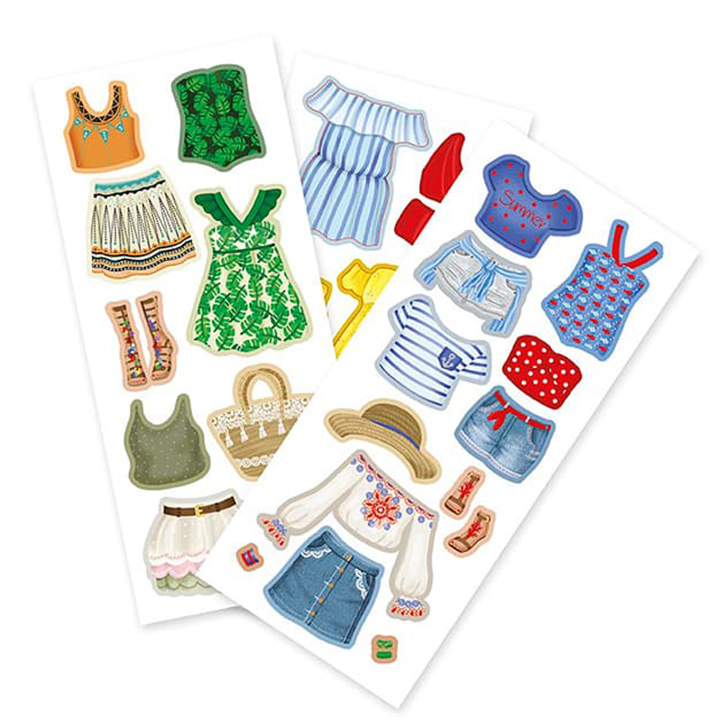 Magnetická bábika Na prázdninách