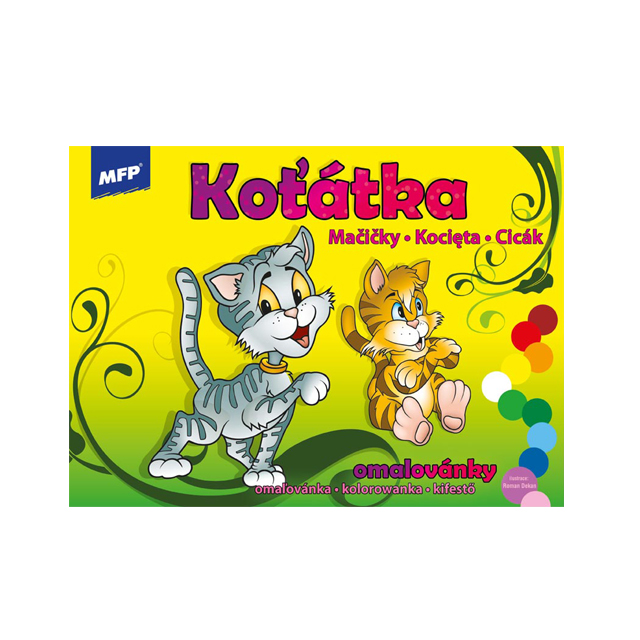 Vymaľovánky A5 MFP Mačičky
