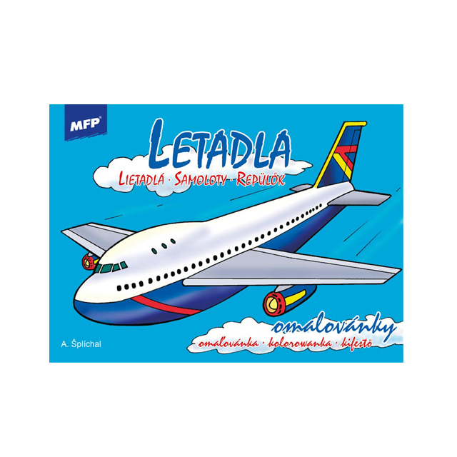 Vymaľovánky A5 MFP Lietadlá