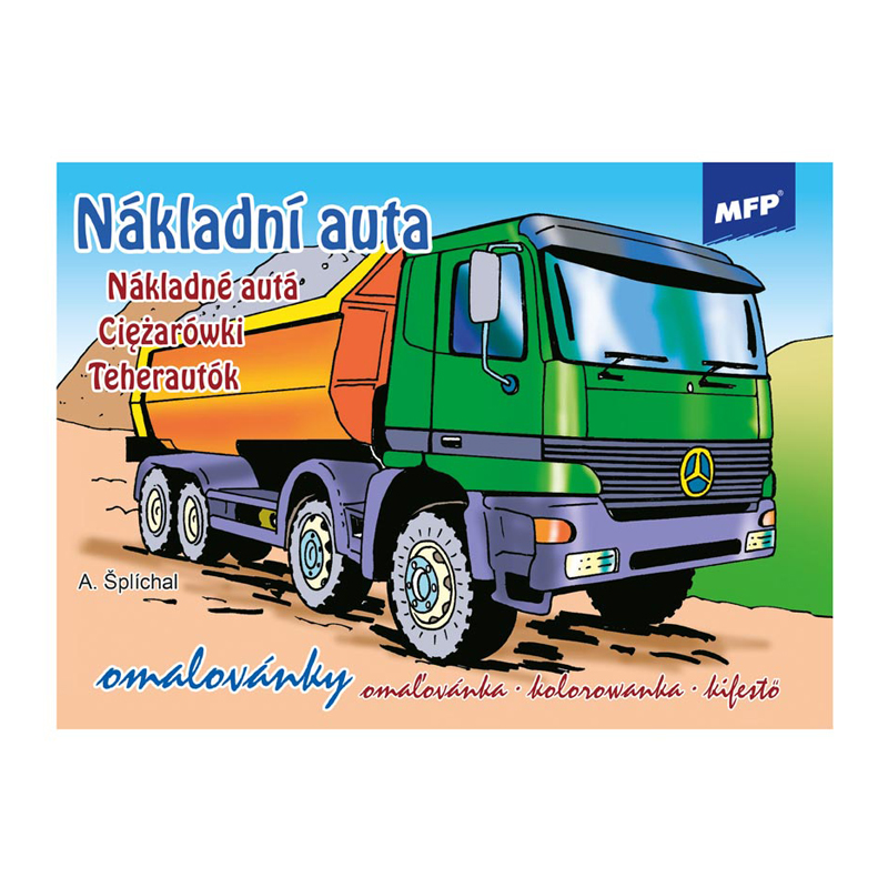 Vymaľovánka A5 MFP Nákladné autá