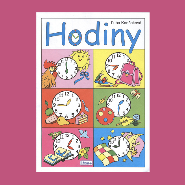 Vymaľovánka A4 W Hodiny