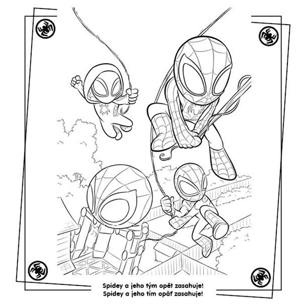 PEXESO JM Spidey + vymaľovánka