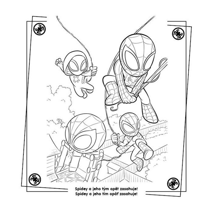 PEXESO JM Spidey + vymaľovánka