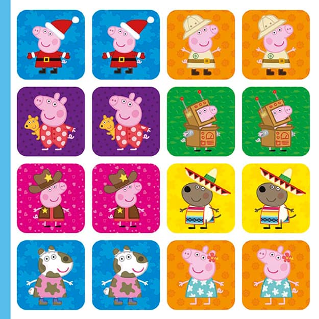 PEXESO JM Prasiatko Peppa + vymaľovánka