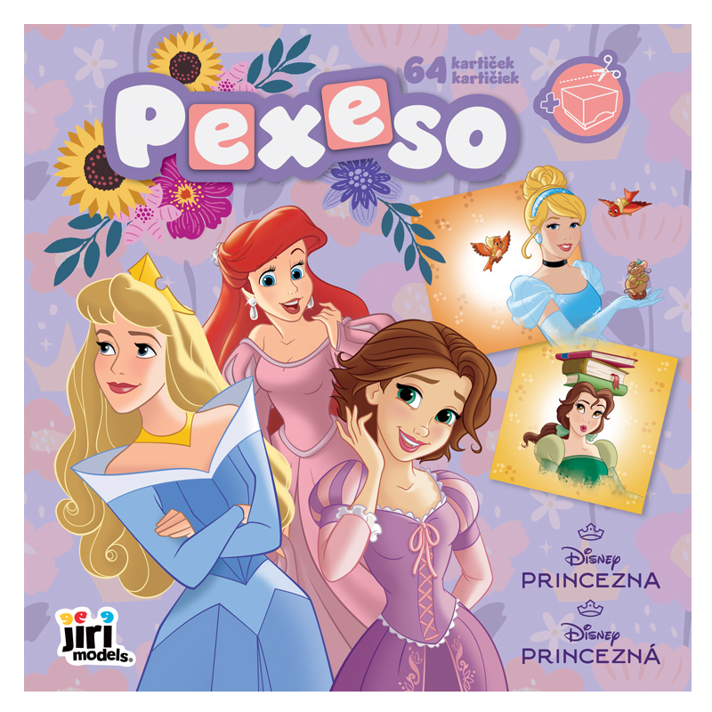 PEXESO JM Disney Princezné 2 + vymaľovánka