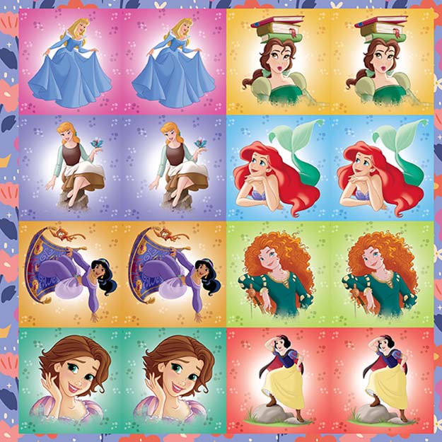 PEXESO JM Disney Princezné 2 + vymaľovánka