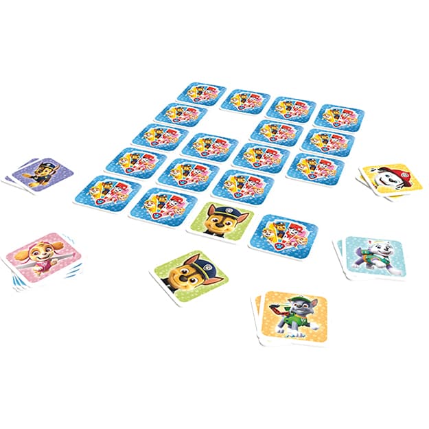 Pexeso na cesty s vymaľovánkami Paw Patrol