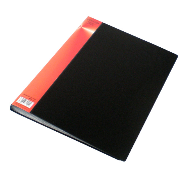 Katalógová kniha A4 Kartus 20listová čierna 056