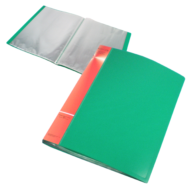 Katalógová kniha A4 Kartus 30listová zelená 057