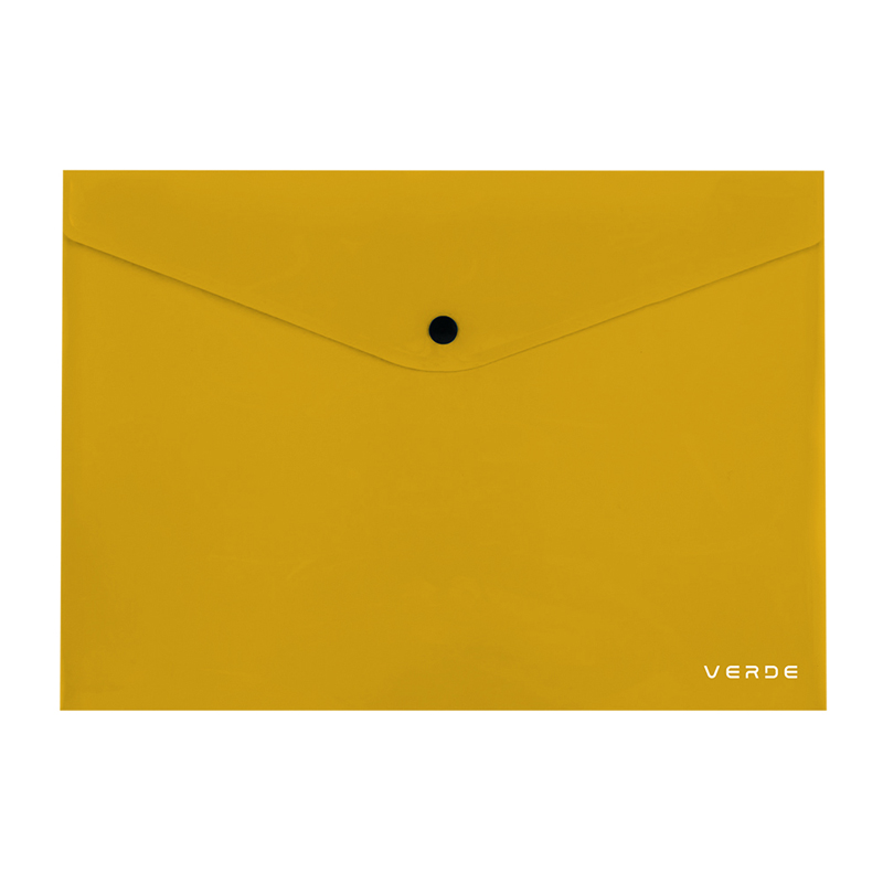 Obal s cvokom A4 VERDE horčicový