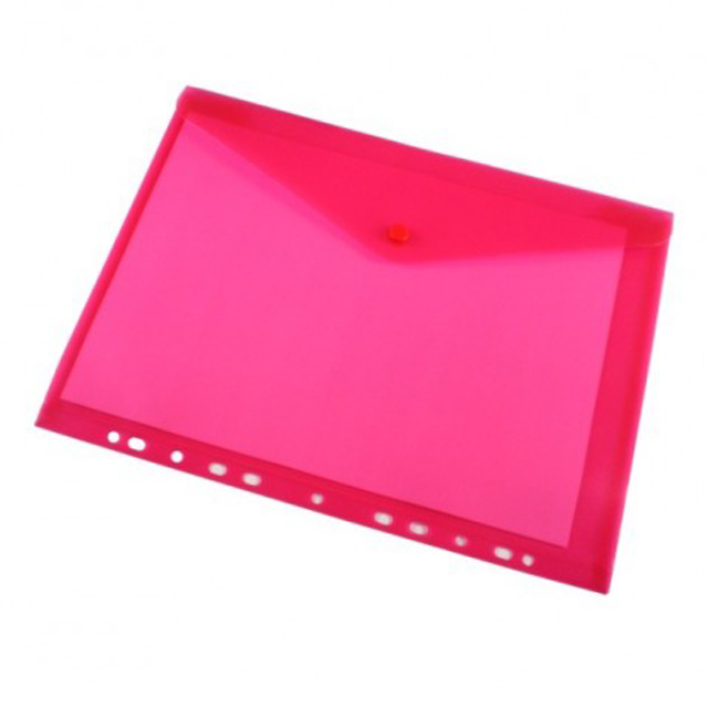 Obal s cvokom s eurodierovaním A4 Kartus červený