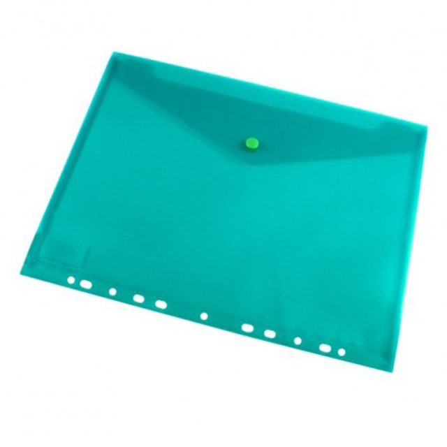 Obal s cvokom s eurodierovaním A4 Kartus zelený
