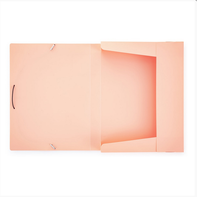 Plastový box s gumičkou A4 3cm PASTELINI marhuľa