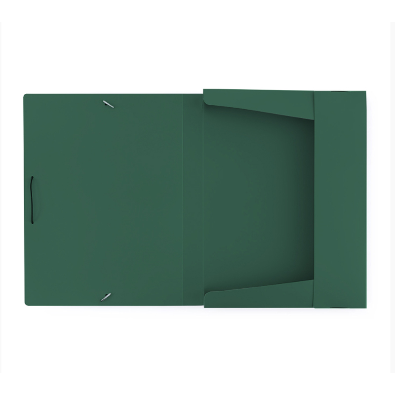 Plastový box s gumičkou A4 3cm VERDE zelený