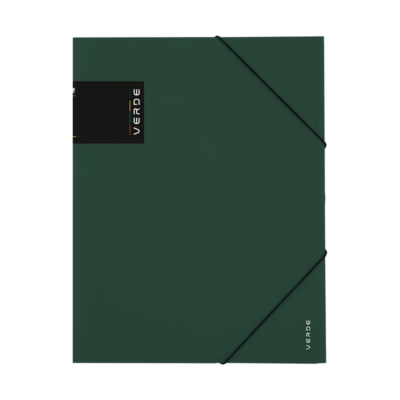 Obal na dokumenty s gumičkou VERDE zelený