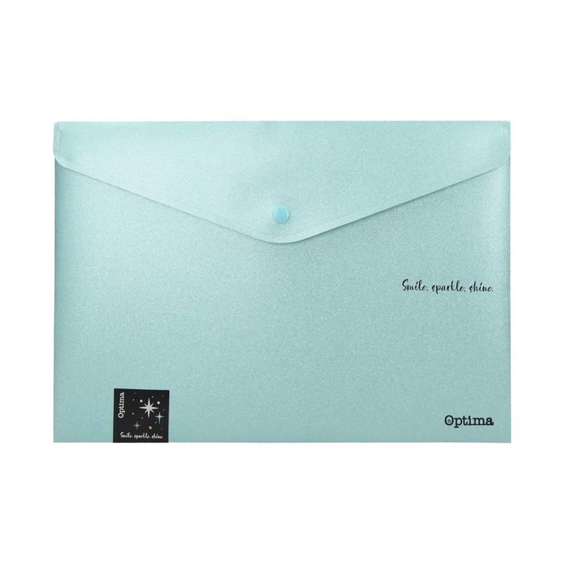 Obal s cvokom A4 Optima glitter mix farieb