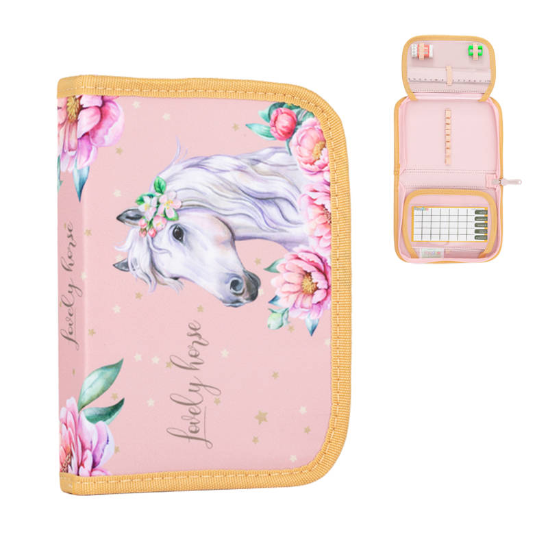 Peračník 1zip prázdny Horse Romantic PP23