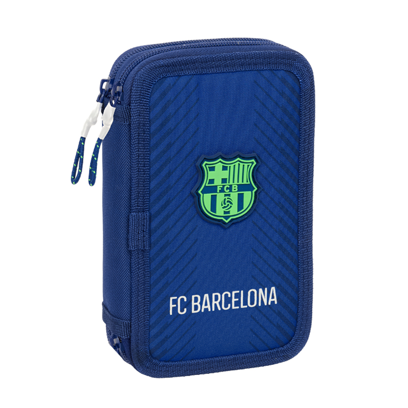 Peračník 2zip plný FC Barcelona modrá