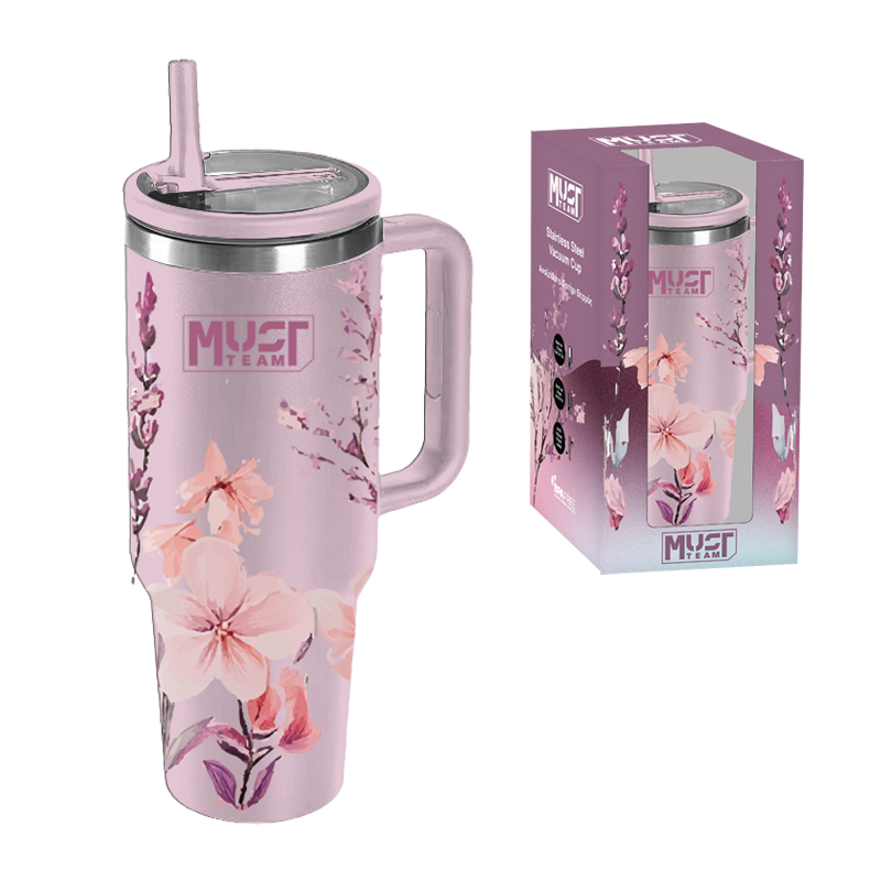 Termohrnček 1200ml MUST Pink Floral