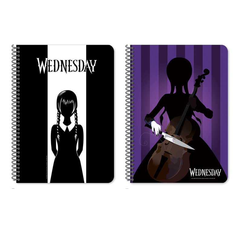 Špirálový zošit A4 60l WEDNESDAY 503666