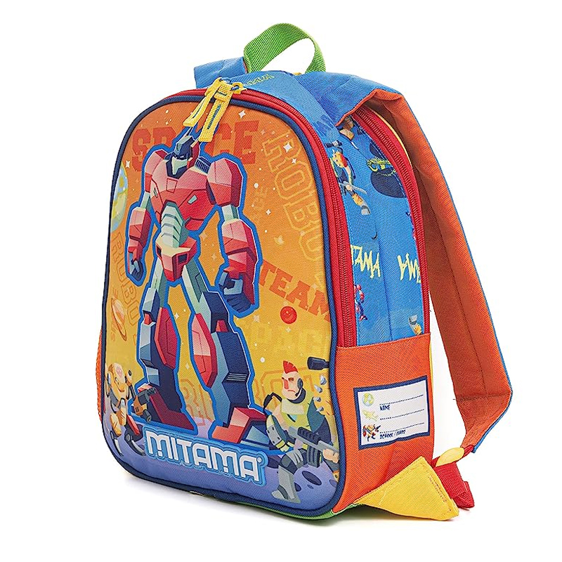 Batoh detský MITAMA Robot/Shark obojstranný