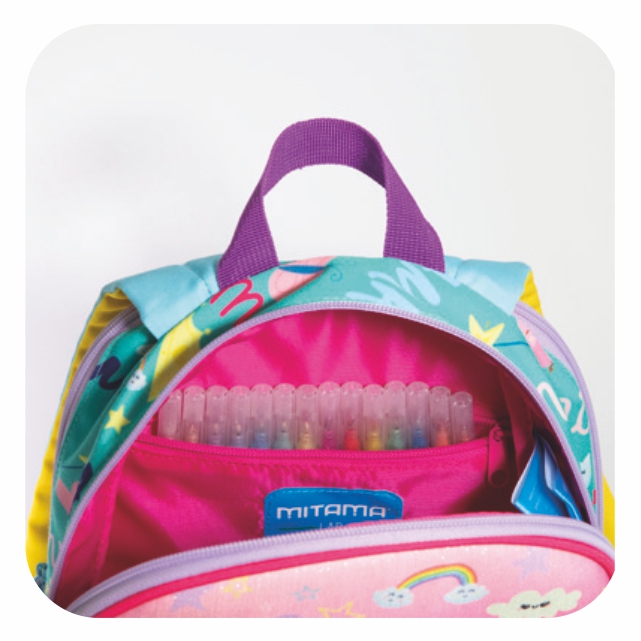 Batoh detský MITAMA Robot/Shark obojstranný