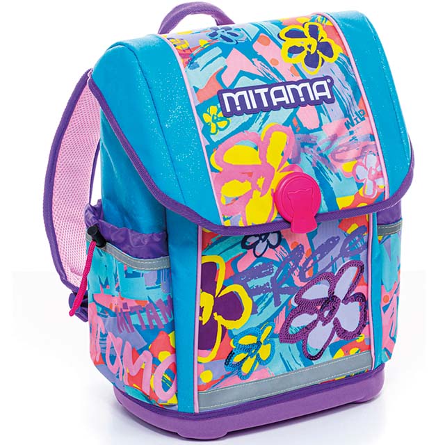 Kompaktná školská taška MITAMA Flower
