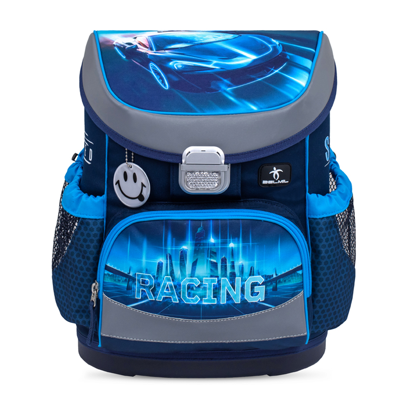 Školský set BELMIL Racing Blue Neon Mini