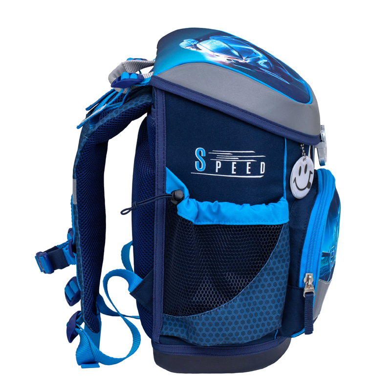 Školský set BELMIL Racing Blue Neon Mini