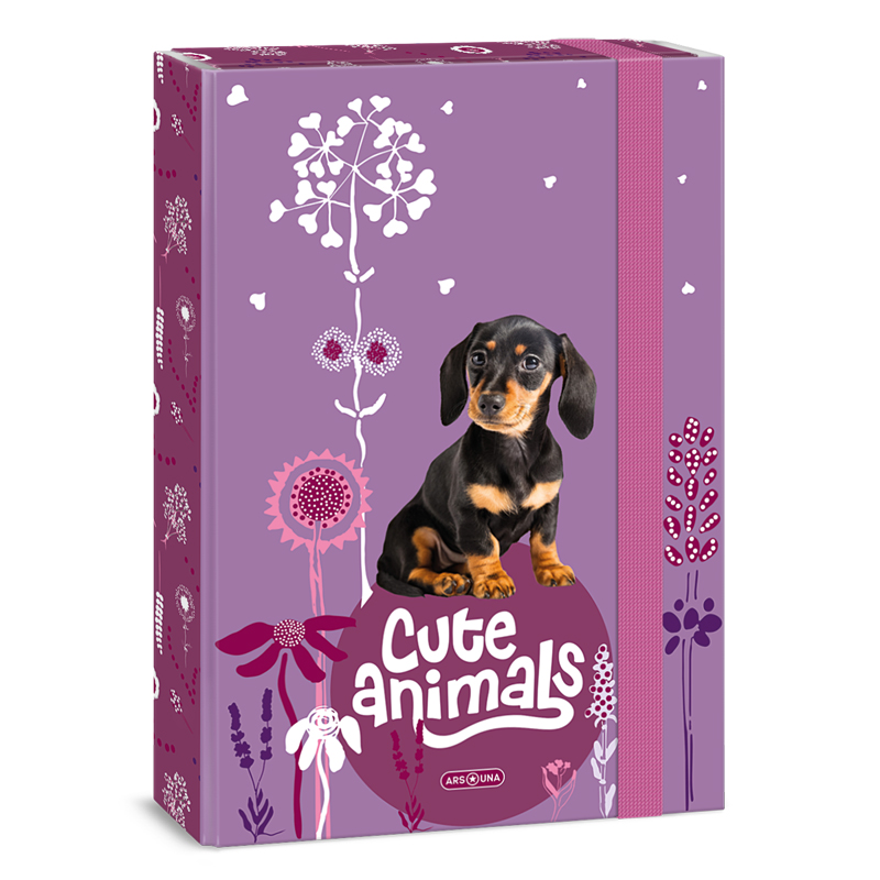 Školský box A4 Cute animals Puppy ARS UNA