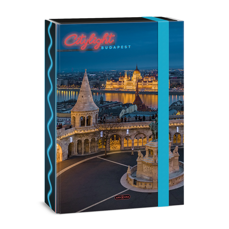 Školský box A4 City Light BUDAPEST ARS UNA