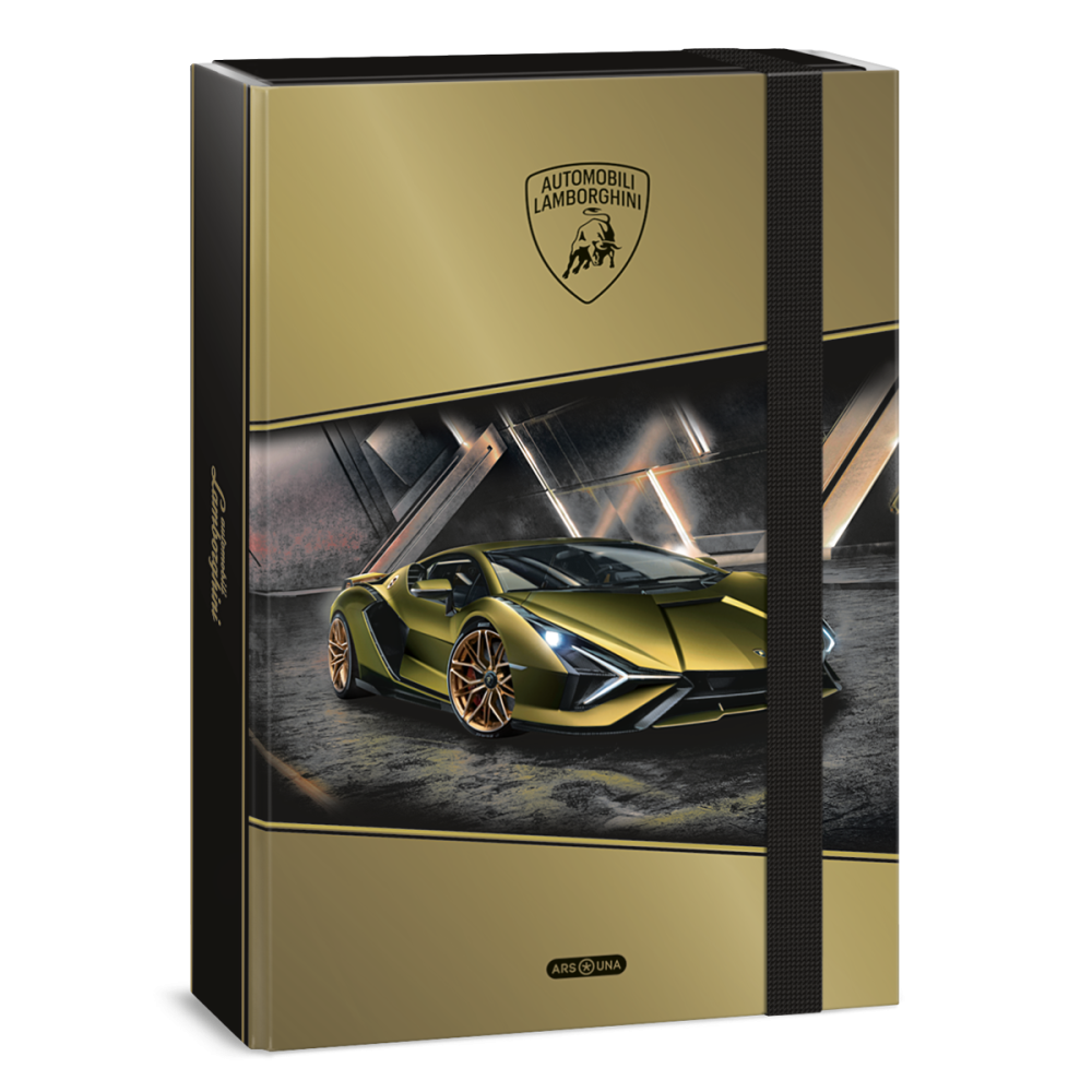 Školský box A4 Lamborghini 26 gold ARS UNA