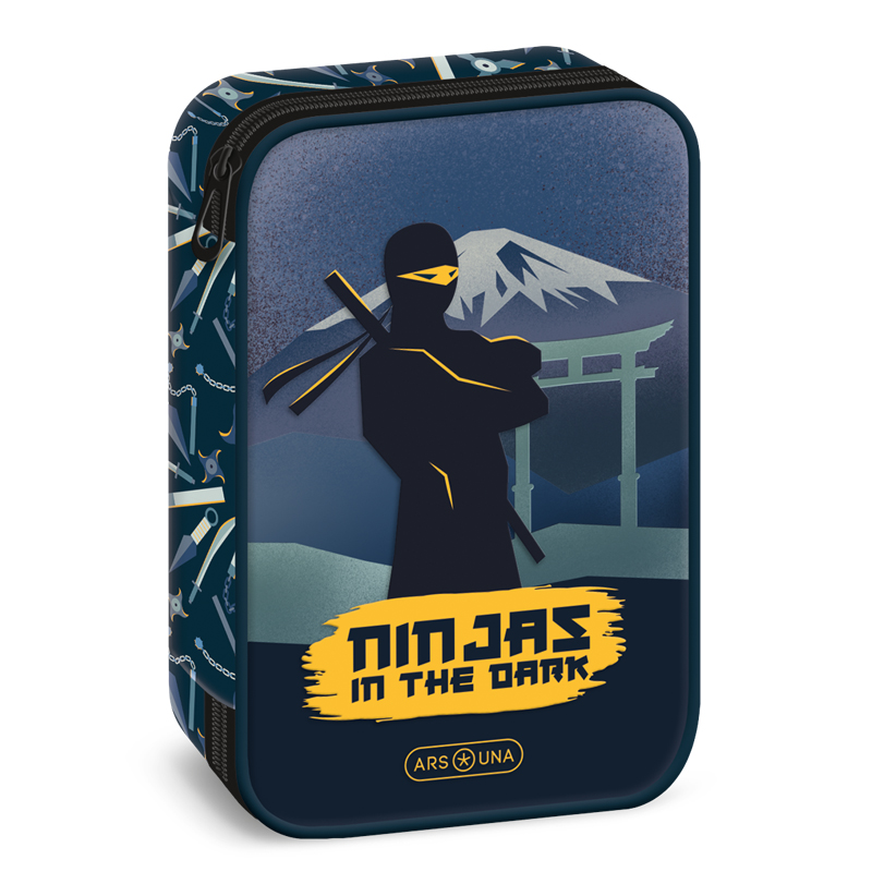 Peračník 1zip poschodový Ninjas in the dark ARS UNA