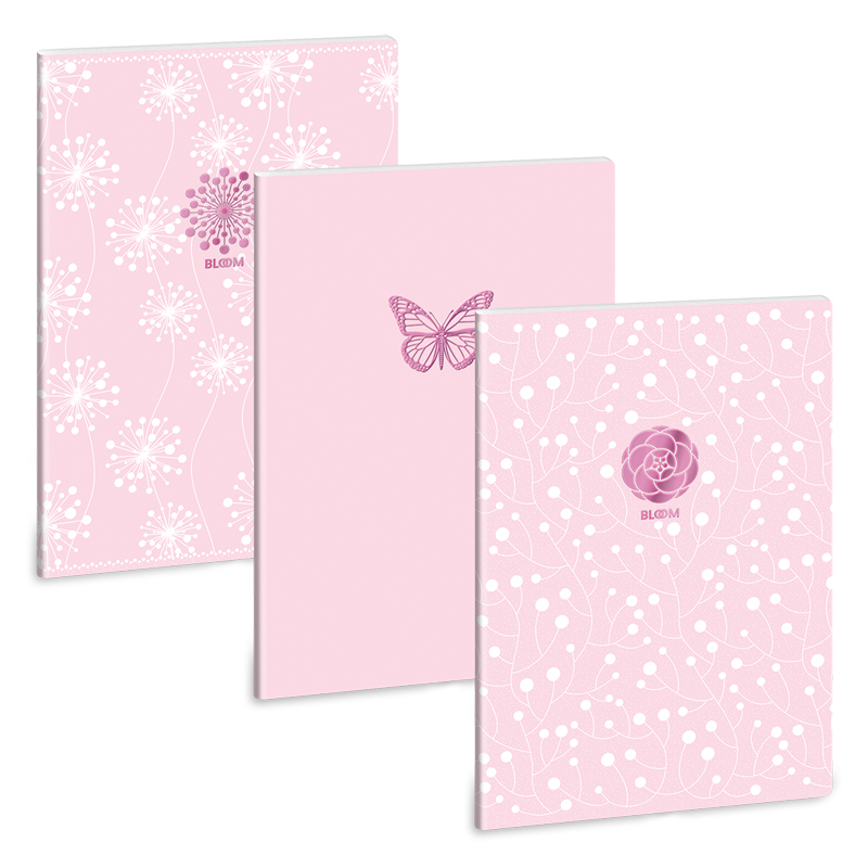 Zošit A4 40 listový PINK SPRING ARS UNA
