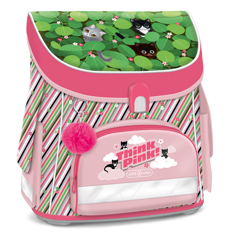 Kompaktná školská taška Think pink 25 ARS UNA