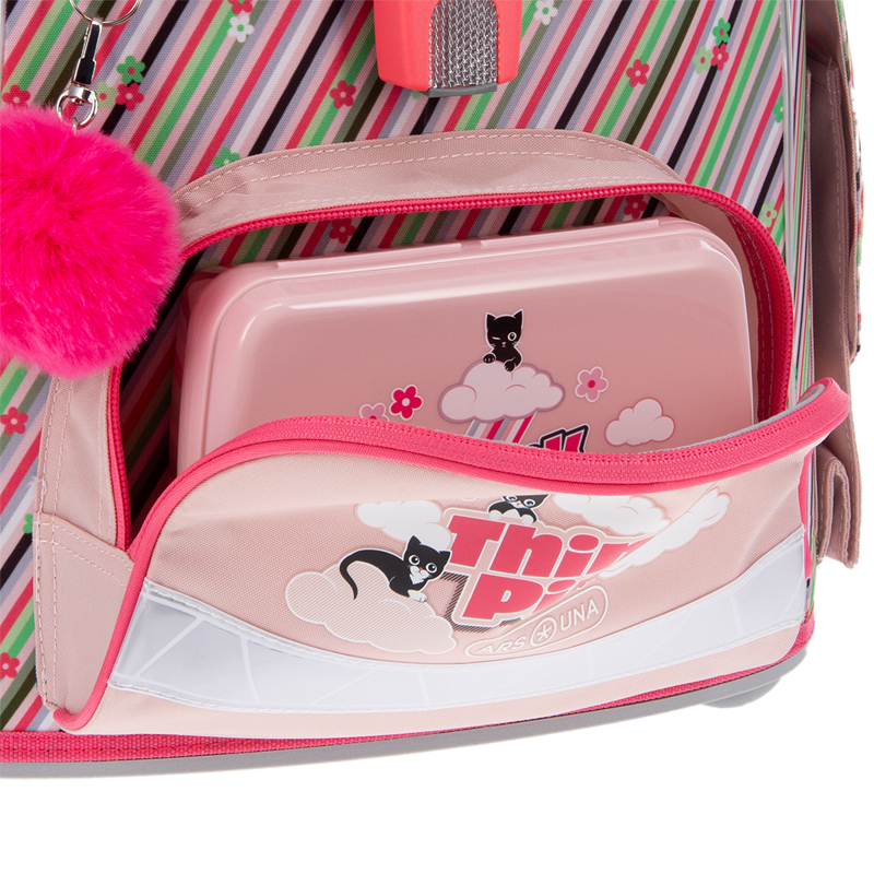 Kompaktná školská taška Think pink 25 ARS UNA
