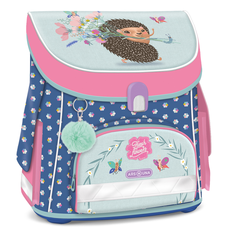 Kompaktná školská taška Fresh Flowers ARS UNA