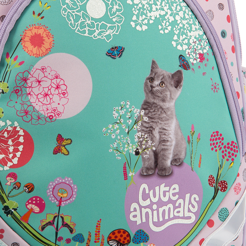 Školský batoh anatomický Cute animals Kitten ARS UNA