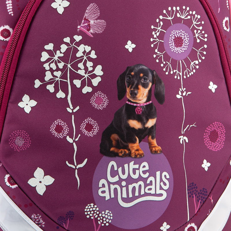 Školský batoh anatomický Cute animals Puppy ARS UNA