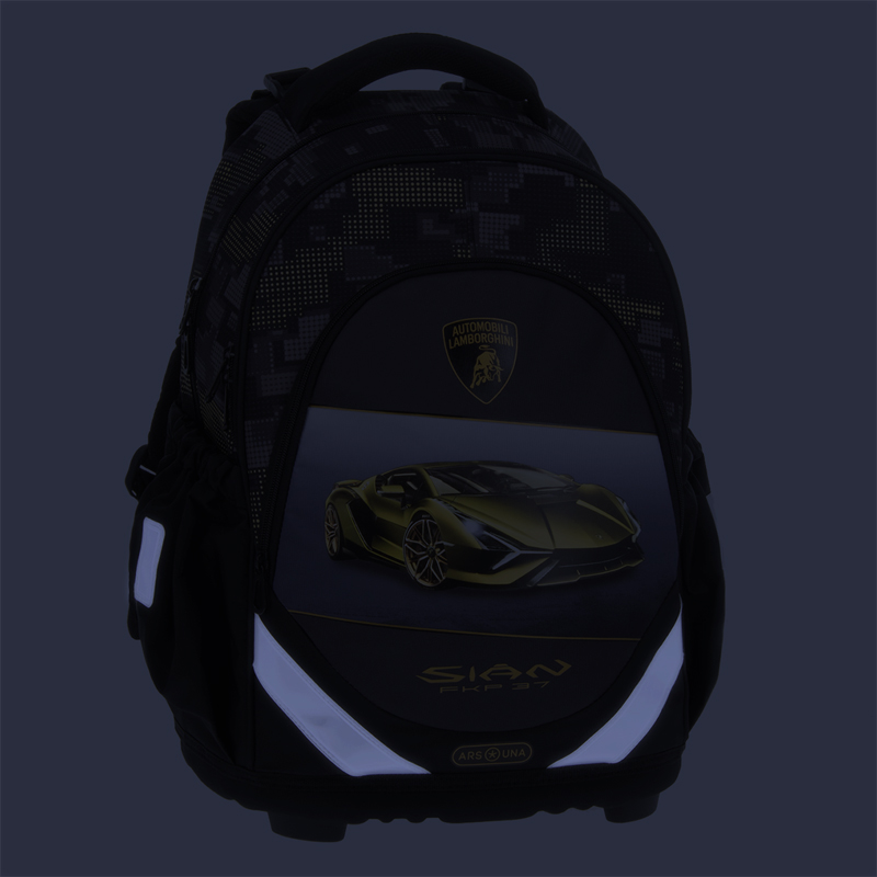 Školský batoh anatomický Lamborghini 26 gold ARS UNA