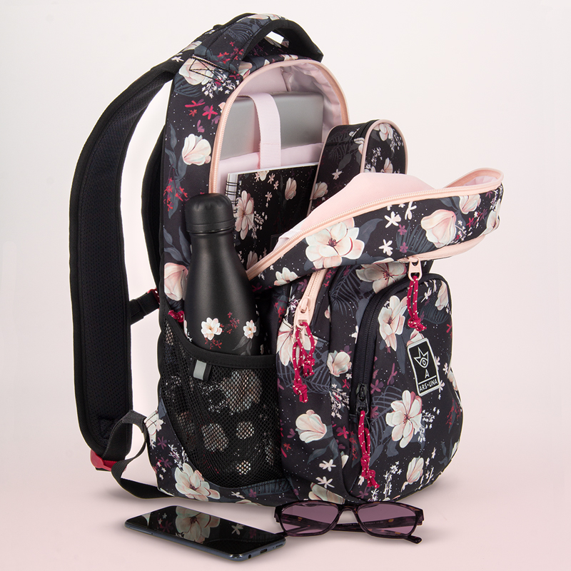 Batoh 485 Flowery Black ARS UNA