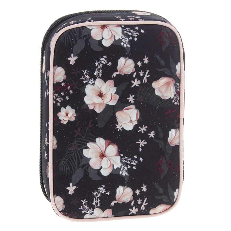 Peračník 1zip poschodový Flowery Black ARS UNA