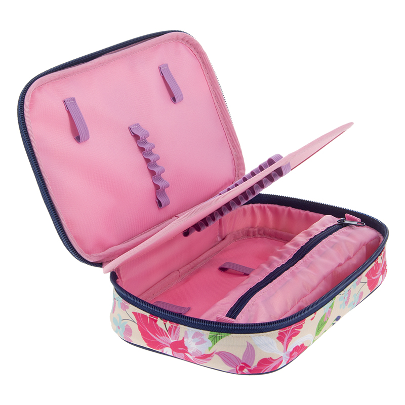 Peračník 1zip poschodový Beach flowers ARS UNA