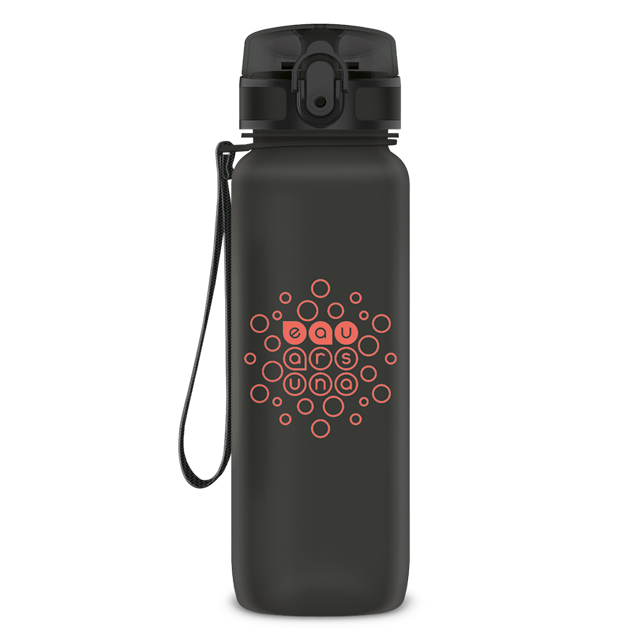 Zdravá fľaša 800ml tmavosivá matná ARS UNA