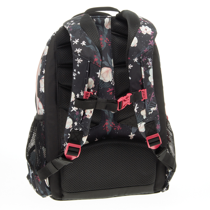 Batoh ergonomický 583 Flowery Black ARS UNA