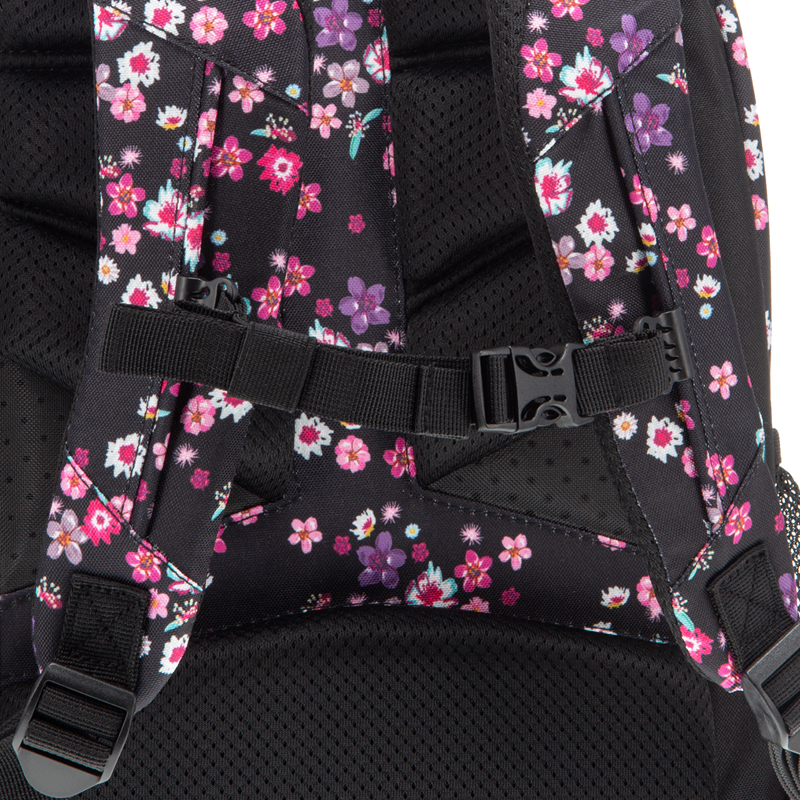 Batoh ergonomický 583 Pearl Blossom Black ARS UNA