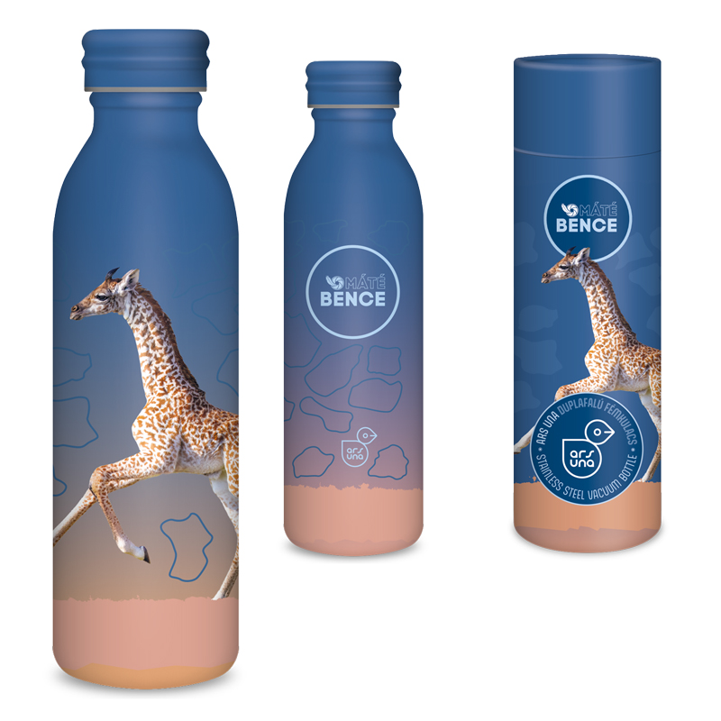 Termofľaša 600ml Giraffes ARS UNA