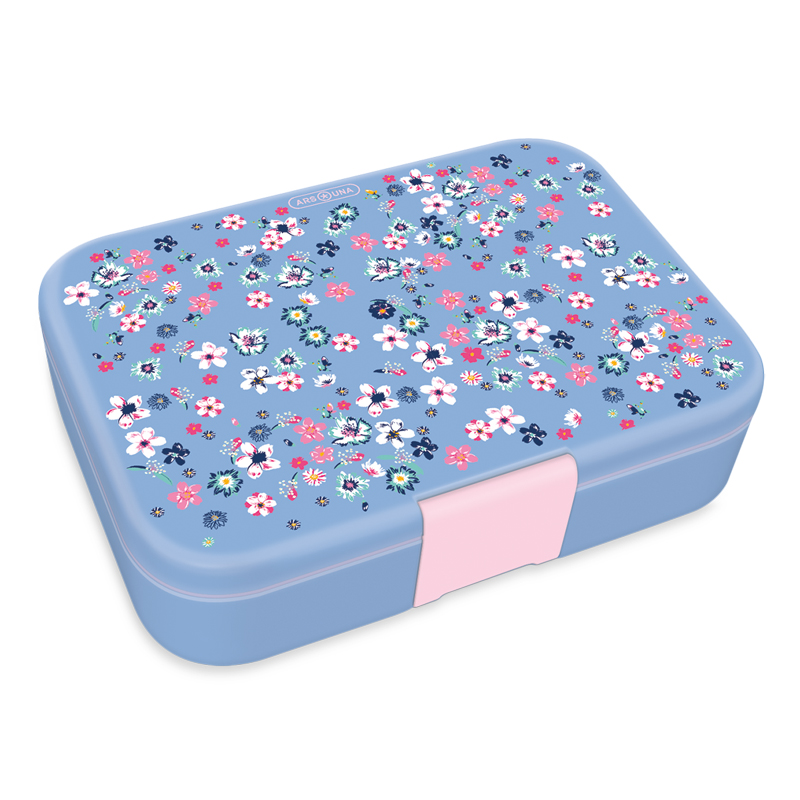 Box na desiatu delený Pearl Blossom blue 26 ARS UNA
