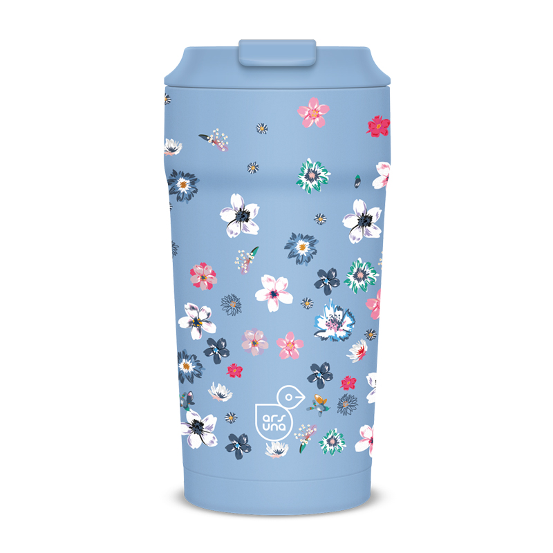 Termohrnček 470ml Pearl Blossom blue ARS UNA
