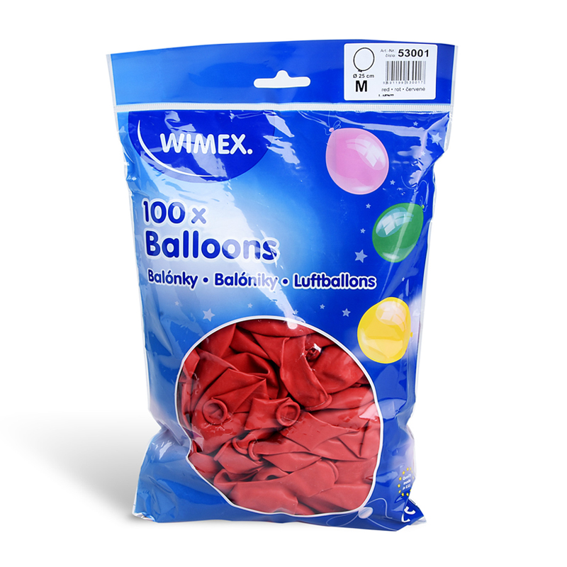 Balón guľa M 53001 červená